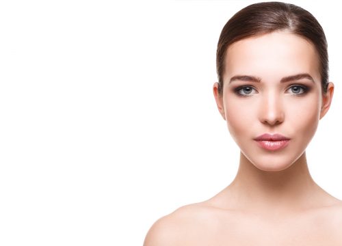 Woman dealing with facial volume loss